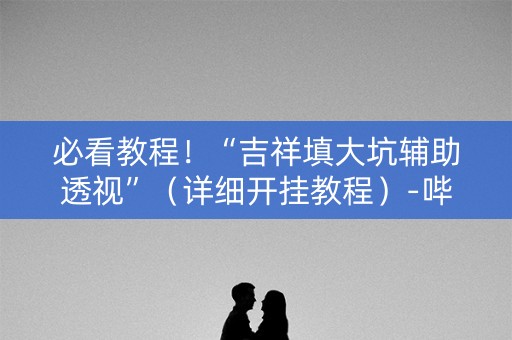必看教程！“吉祥填大坑辅助透视”（详细开挂教程）-哔哩哔哩