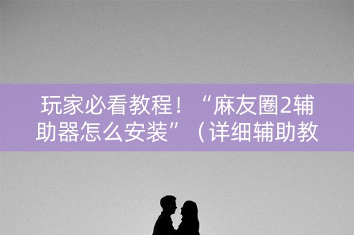 玩家必看教程！“麻友圈2辅助器怎么安装”（详细辅助教程）-哔哩哔哩
