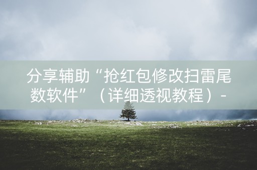 分享辅助“抢红包修改扫雷尾数软件”（详细透视教程）-哔哩哔哩