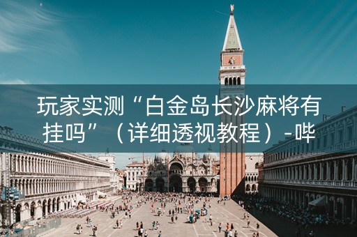 玩家实测“白金岛长沙麻将有挂吗”（详细透视教程）-哔哩哔哩