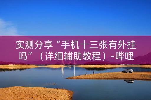 实测分享“手机十三张有外挂吗”（详细辅助教程）-哔哩哔哩