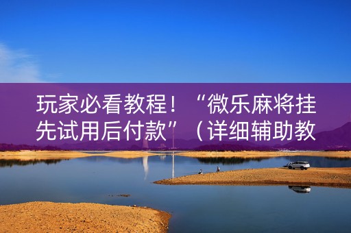 玩家必看教程！“微乐麻将挂先试用后付款”（详细辅助教程）-哔哩哔哩