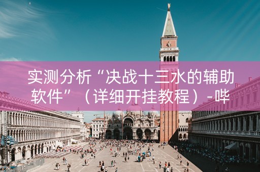 实测分析“决战十三水的辅助软件”（详细开挂教程）-哔哩哔哩