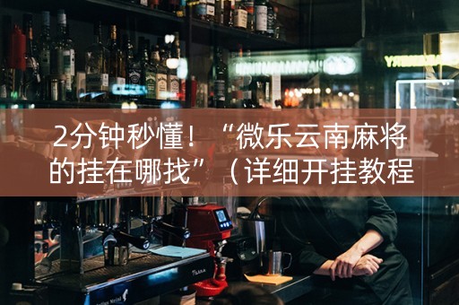 2分钟秒懂！“微乐云南麻将的挂在哪找”（详细开挂教程）-哔哩哔哩