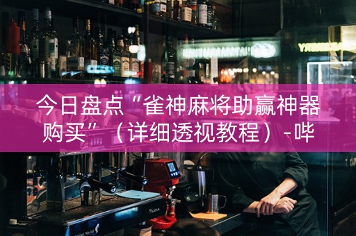 今日盘点“雀神麻将助赢神器购买”（详细透视教程）-哔哩哔哩