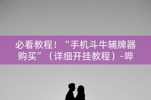 必看教程！“手机斗牛辅牌器购买”（详细开挂教程）-哔哩哔哩