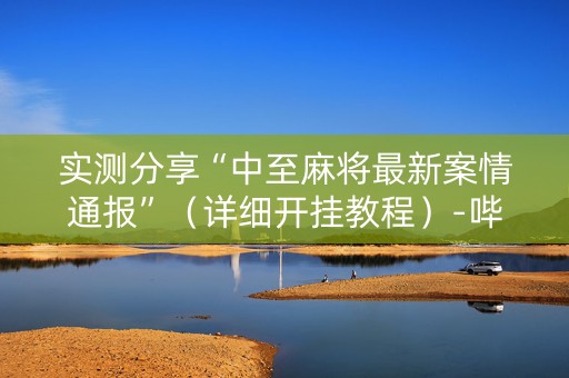 实测分享“中至麻将最新案情通报”（详细开挂教程）-哔哩哔哩