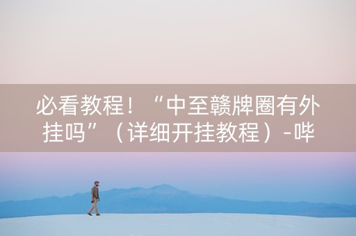 必看教程！“中至赣牌圈有外挂吗”（详细开挂教程）-哔哩哔哩