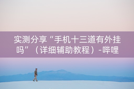 实测分享“手机十三道有外挂吗”（详细辅助教程）-哔哩哔哩