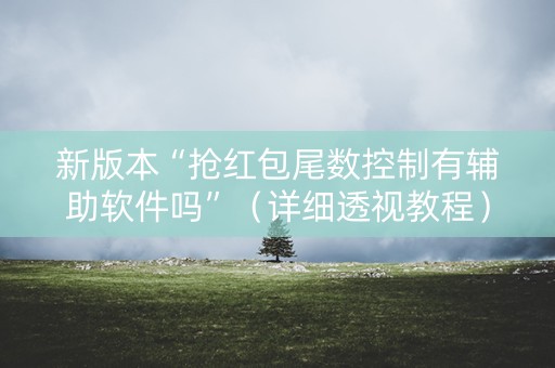 新版本“抢红包尾数控制有辅助软件吗”（详细透视教程）-哔哩哔哩