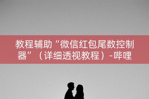 教程辅助“微信红包尾数控制器”（详细透视教程）-哔哩哔哩