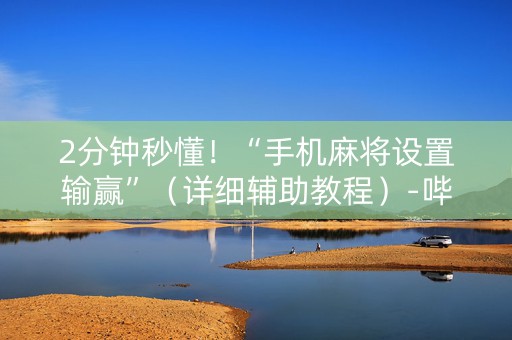 2分钟秒懂！“手机麻将设置输赢”（详细辅助教程）-哔哩哔哩