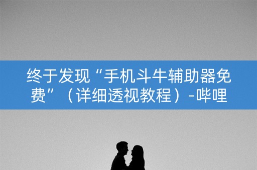 终于发现“手机斗牛辅助器免费”（详细透视教程）-哔哩哔哩