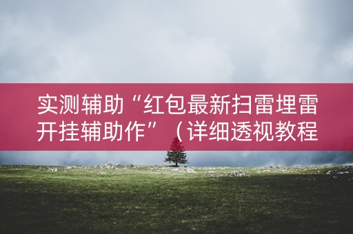实测辅助“红包最新扫雷埋雷开挂辅助作”（详细透视教程）-哔哩哔哩