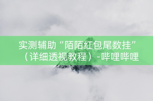 实测辅助“陌陌红包尾数挂”（详细透视教程）-哔哩哔哩