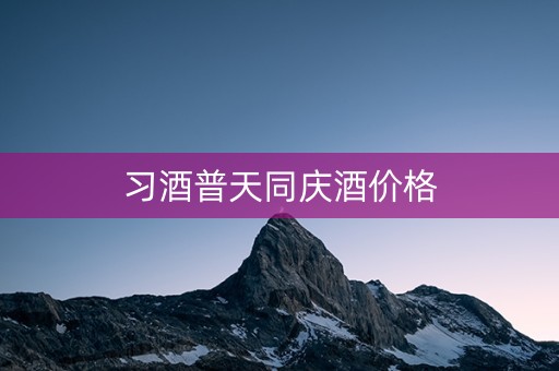 习酒普天同庆酒价格