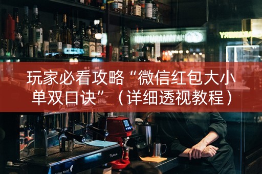 玩家必看攻略“微信红包大小单双口诀”（详细透视教程）-哔哩哔哩