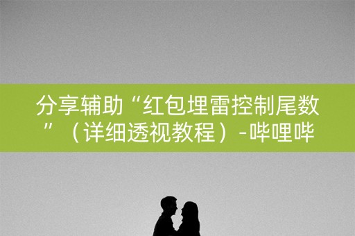 分享辅助“红包埋雷控制尾数”（详细透视教程）-哔哩哔哩