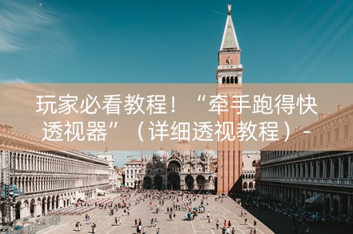 玩家必看教程！“牵手跑得快透视器”（详细透视教程）-哔哩哔哩