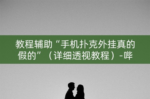 教程辅助“手机扑克外挂真的假的”（详细透视教程）-哔哩哔哩