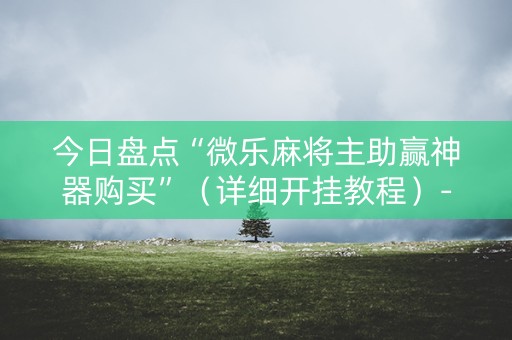今日盘点“微乐麻将主助赢神器购买”（详细开挂教程）-哔哩哔哩
