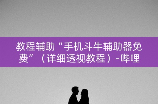 教程辅助“手机斗牛辅助器免费”（详细透视教程）-哔哩哔哩