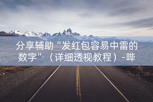 分享辅助“发红包容易中雷的数字”（详细透视教程）-哔哩哔哩