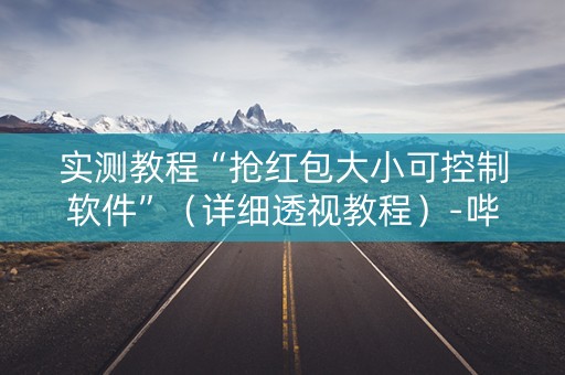 实测教程“抢红包大小可控制软件”（详细透视教程）-哔哩哔哩