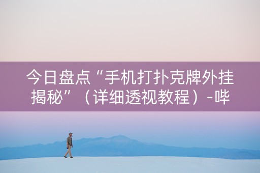 今日盘点“手机打扑克牌外挂揭秘”（详细透视教程）-哔哩哔哩