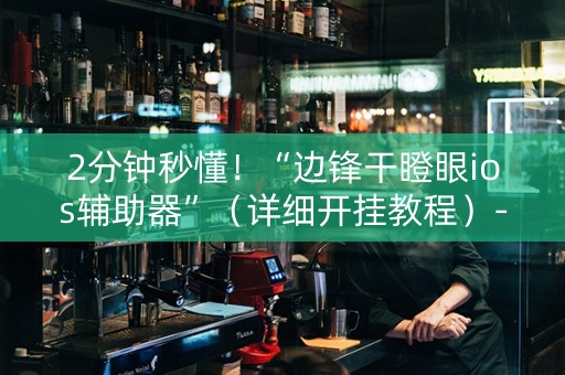 2分钟秒懂！“边锋干瞪眼ios辅助器”（详细开挂教程）-哔哩哔哩