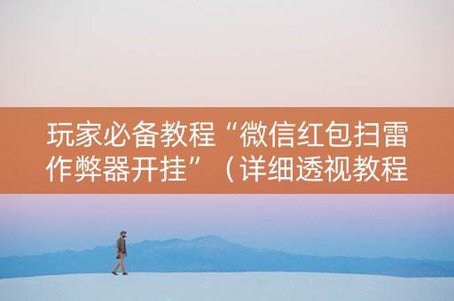 玩家必备教程“微信红包扫雷作弊器开挂”（详细透视教程）-哔哩哔哩