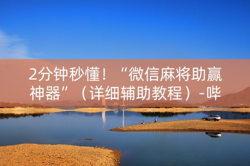 2分钟秒懂！“微信麻将助赢神器”（详细辅助教程）-哔哩哔哩