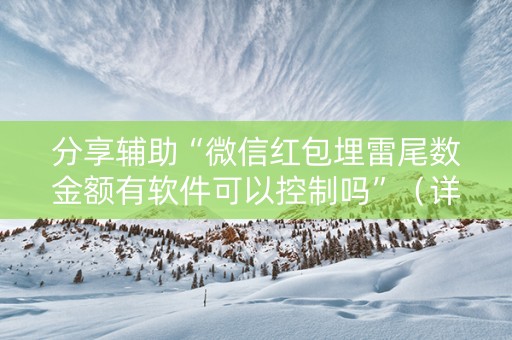 分享辅助“微信红包埋雷尾数金额有软件可以控制吗”（详细透视教程）-哔哩哔哩