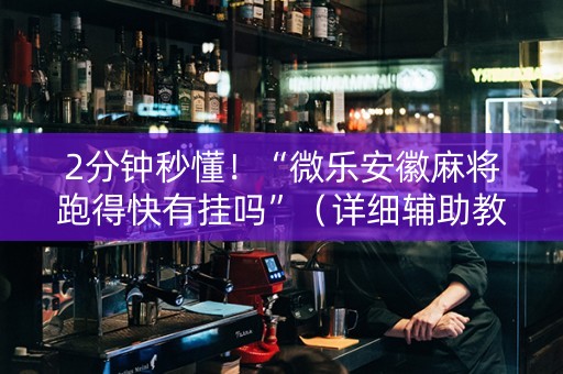 2分钟秒懂！“微乐安徽麻将跑得快有挂吗”（详细辅助教程）-哔哩哔哩