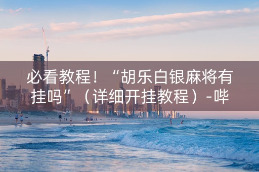 必看教程！“胡乐白银麻将有挂吗”（详细开挂教程）-哔哩哔哩