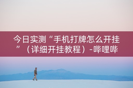 今日实测“手机打牌怎么开挂”（详细开挂教程）-哔哩哔哩