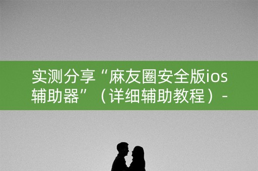 实测分享“麻友圈安全版ios辅助器”（详细辅助教程）-哔哩哔哩