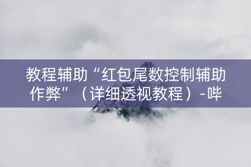 教程辅助“红包尾数控制辅助作弊”（详细透视教程）-哔哩哔哩