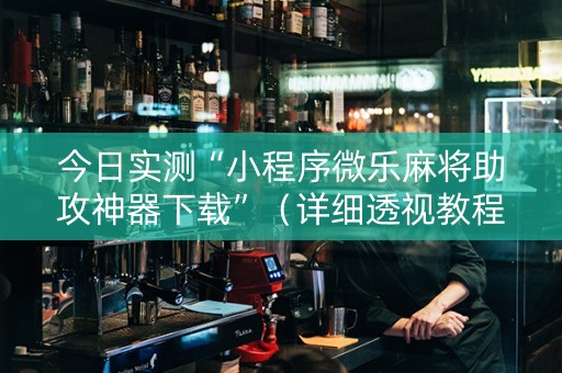 今日实测“小程序微乐麻将助攻神器下载”（详细透视教程）-哔哩哔哩