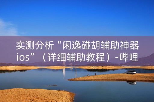 实测分析“闲逸碰胡辅助神器ios”（详细辅助教程）-哔哩哔哩