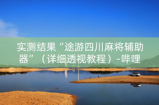 实测结果“途游四川麻将辅助器”（详细透视教程）-哔哩哔哩