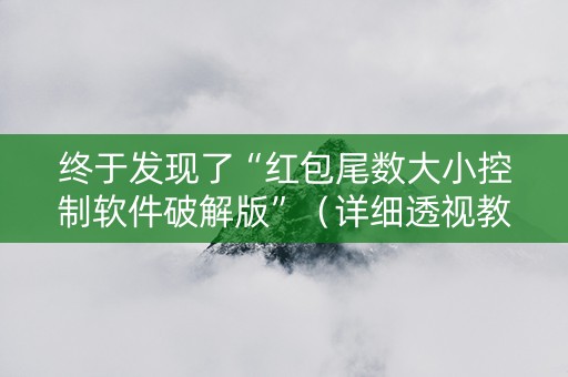 终于发现了“红包尾数大小控制软件破解版”（详细透视教程）-哔哩哔哩