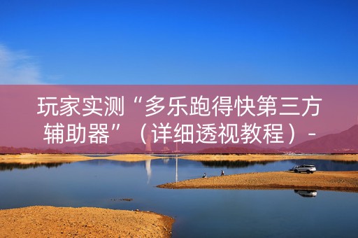 玩家实测“多乐跑得快第三方辅助器”（详细透视教程）-哔哩哔哩