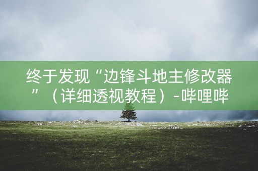 终于发现“边锋斗地主修改器”（详细透视教程）-哔哩哔哩