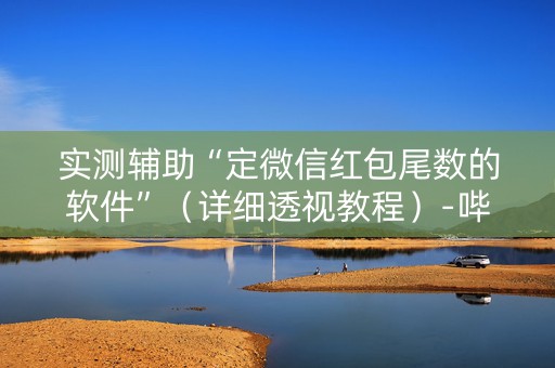 实测辅助“定微信红包尾数的软件”（详细透视教程）-哔哩哔哩