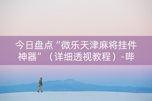 今日盘点“微乐天津麻将挂件神器”（详细透视教程）-哔哩哔哩
