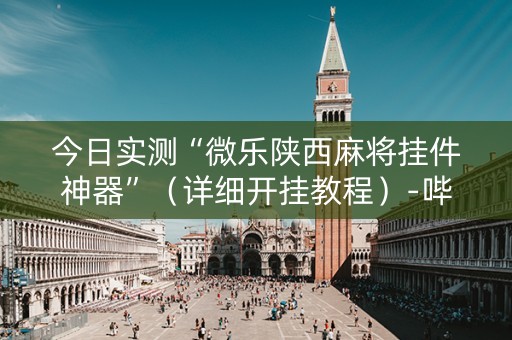 今日实测“微乐陕西麻将挂件神器”（详细开挂教程）-哔哩哔哩
