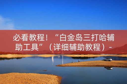 必看教程！“白金岛三打哈辅助工具”（详细辅助教程）-哔哩哔哩