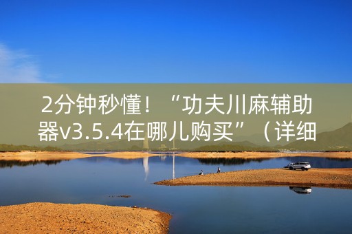 2分钟秒懂！“功夫川麻辅助器v3.5.4在哪儿购买”（详细透视教程）-哔哩哔哩
