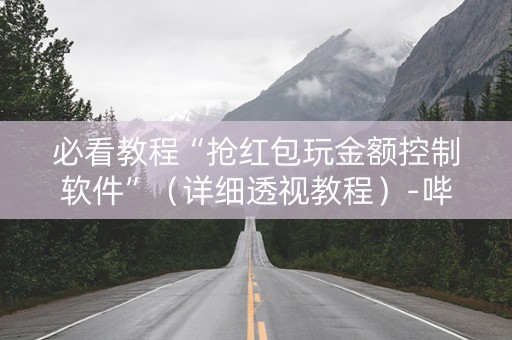 必看教程“抢红包玩金额控制软件”（详细透视教程）-哔哩哔哩